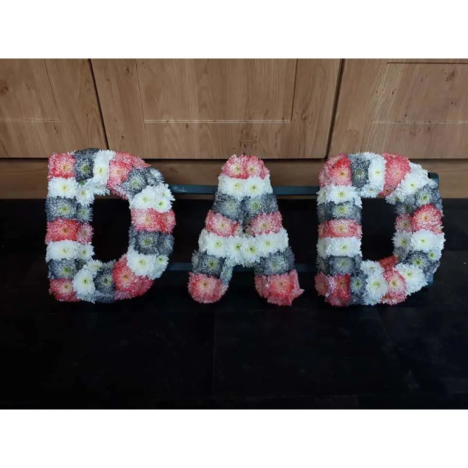 Funeral Flowers Belfast - Flower Letters - Mandies Creations Florist