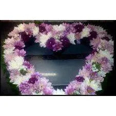 Funeral Flowers Lisburn - Heart Posies - Mandies Creations Florist