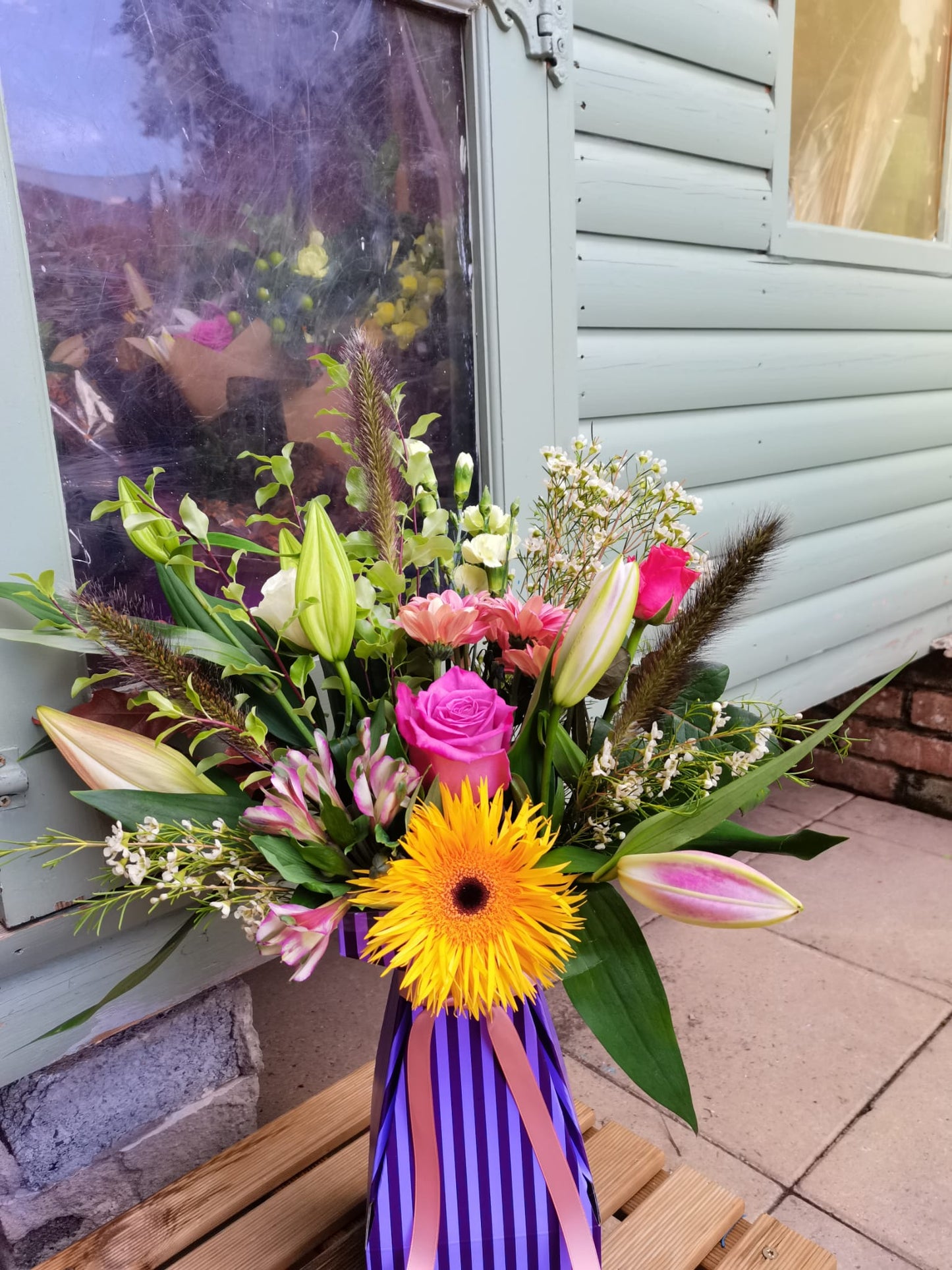 Flower Shop in Lisburn - Seasonal Special Vase Box Bouquet