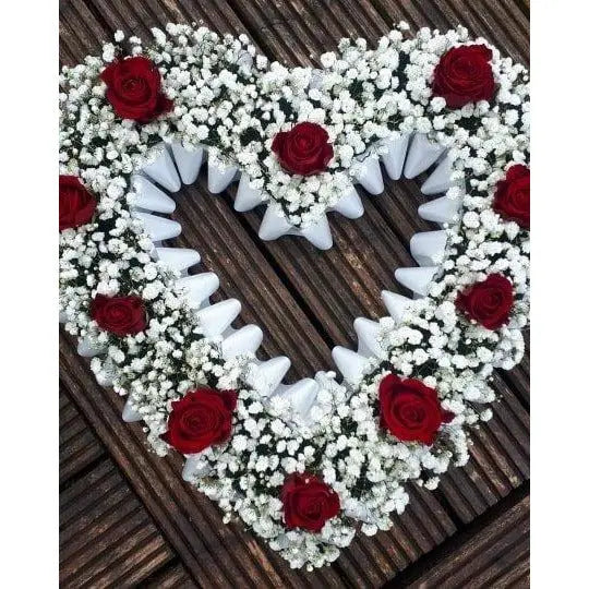 Funeral Flowers Lisburn - Heart Posies