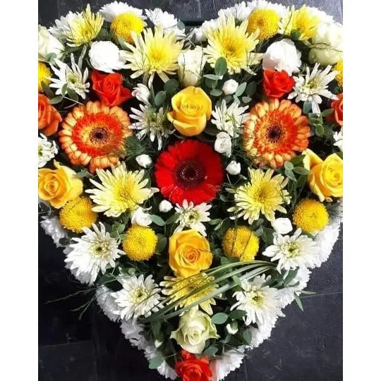 Funeral Flowers Lisburn - Heart Posies