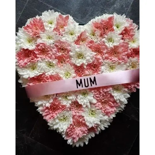 Funeral Flowers Lisburn - Heart Posies