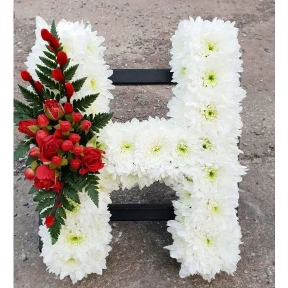 Funeral Flowers Belfast - Flower Letters - Mandies Creations Florist