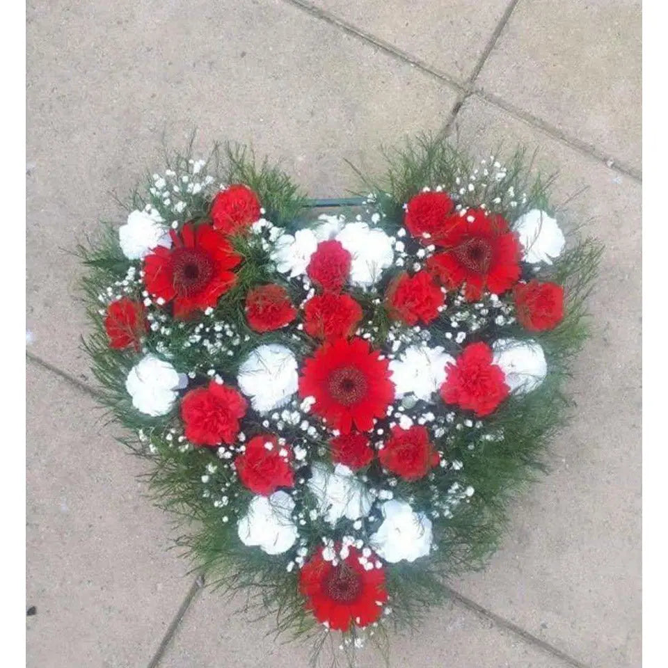 Funeral Flowers Lisburn - Heart Posies - Mandies Creations Florist