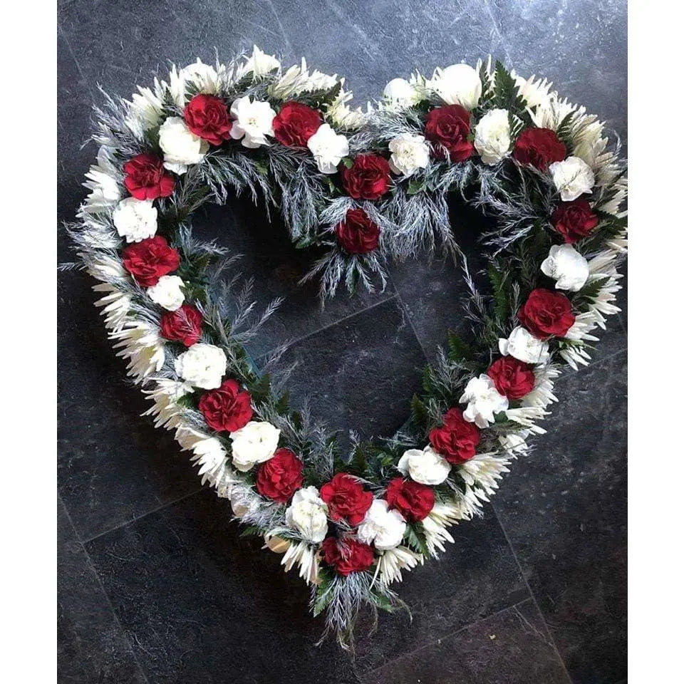 Funeral Flowers Lisburn - Heart Posies - Mandies Creations Florist