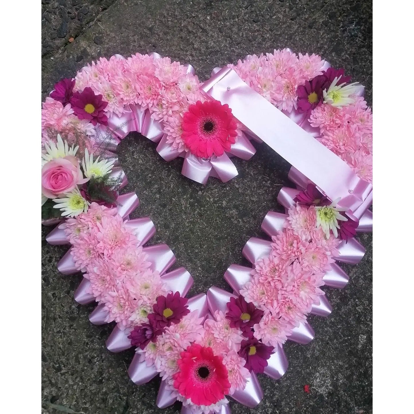 Funeral Flowers Lisburn - Heart Posies