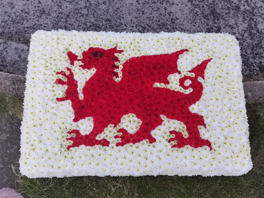 Special Tribute Flowers Lisburn - Welsh Dragon